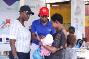 Ealier today, @RotaryKibuli had a joint medical camp with @Kigo7Lakes , and it was a huge success!